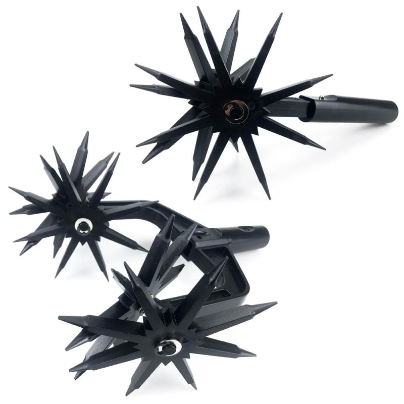 Садовый ротационный культиватор 2 в 1, рыхлитель газона, аэратор почвы, садовый инструмент для прополки, копания, переворачивания травы, аэратор для рыхления почвы