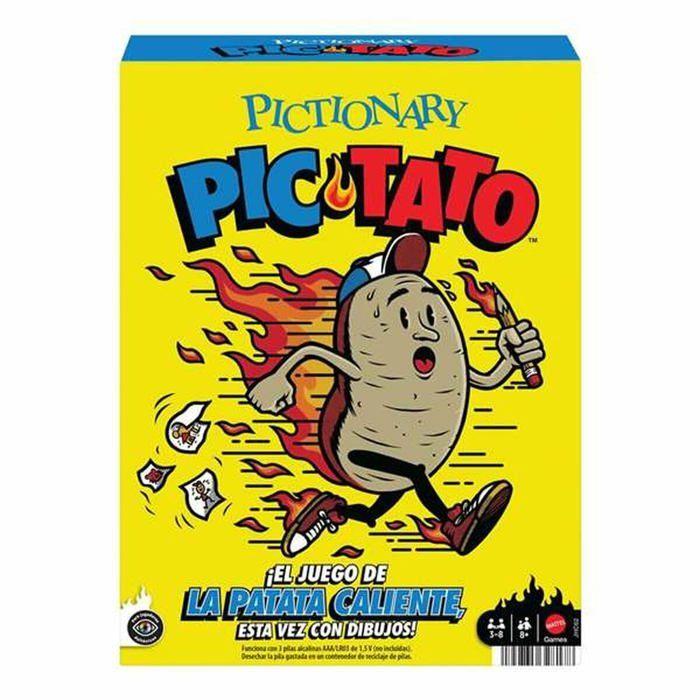 Jeu de société Pictionary Pic-Tato - Mattel Games - Multicolore - 6.78x16.32x9.23 cm - 500 g - Plastique