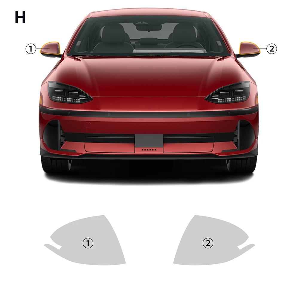 Precut Paint Protection Film for Hyundai Ioniq 6 2023-2024 B C Pillar Rearview Mirror TPU Clear Bra PPF 8.5mil