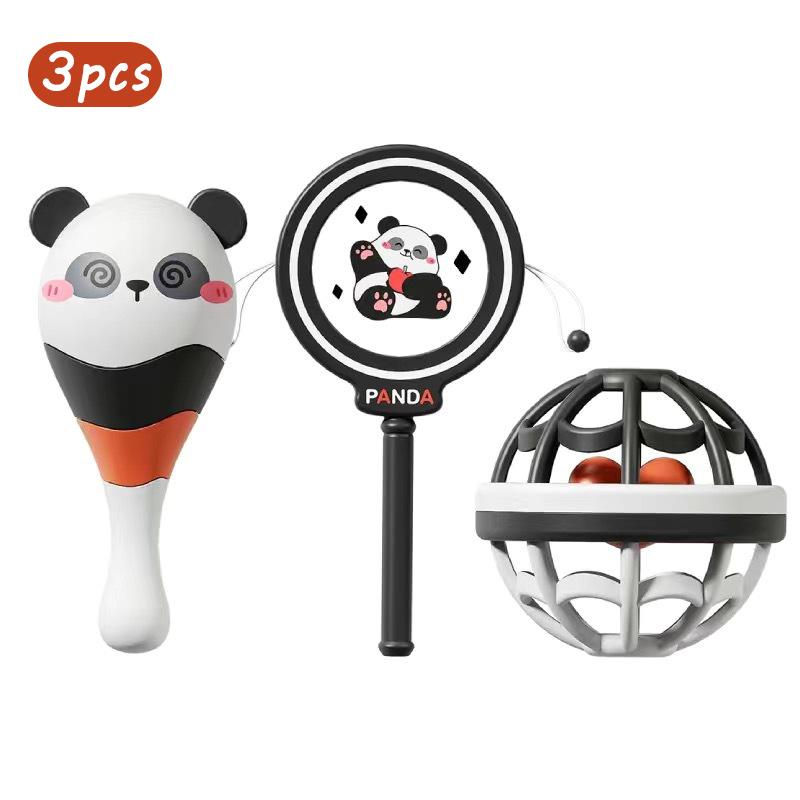 Baby Musical Instruments Set Montessori Handbell Sand Hammer Orff Ringing Instrument Infant Early Visual Stimulation Sensory Toy