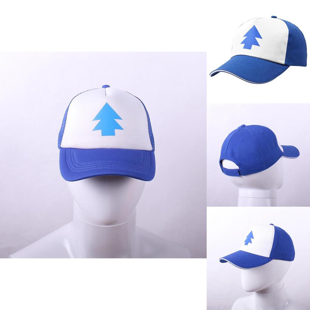 Hip-hop Style Gravity Falls Hat With Cool Cartoon Graphics
