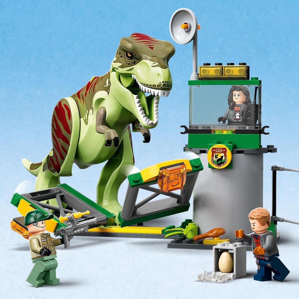 LEGO Jurassic World Great Escape Игрушка Подарок на день рождения Блок Образовательный Рождество Мальчики Девочки Дети 4 года 5 лет 6 лет Динозавр