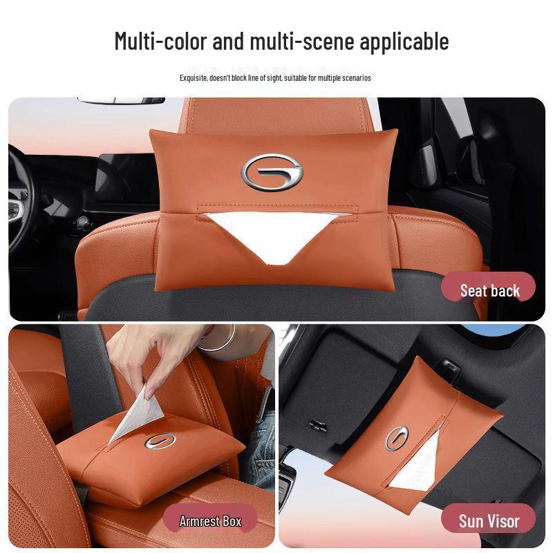 Trumpchi S7 Car Armrest Tissue Box Storage for Interior Decoration
