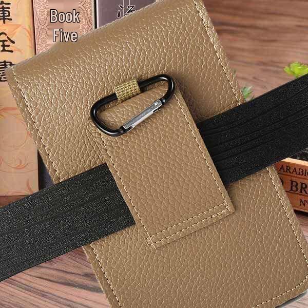 Мужская двухслойная водонепроницаемая поясная сумка и сумка для телефона