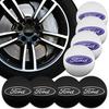 WEHO2 56 мм 4 шт. Центральная заглушка ступицы колеса для Focus Mondeo Edge Ecosport Ranger Fiesta Fusion Kuga Автомобильный стайлинг Логотип Внешний аксессуар