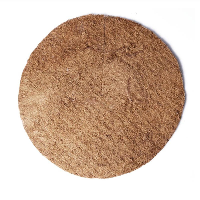 Растительный мат из кокосового волокна для защиты от сорняков, мульчирующий покров для горшечной почвы, протектор ствола дерева 25/30/35/40 см