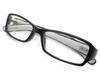 Стильные очки для чтения с кожаными дужками GL01, мужские, черные, +2.00