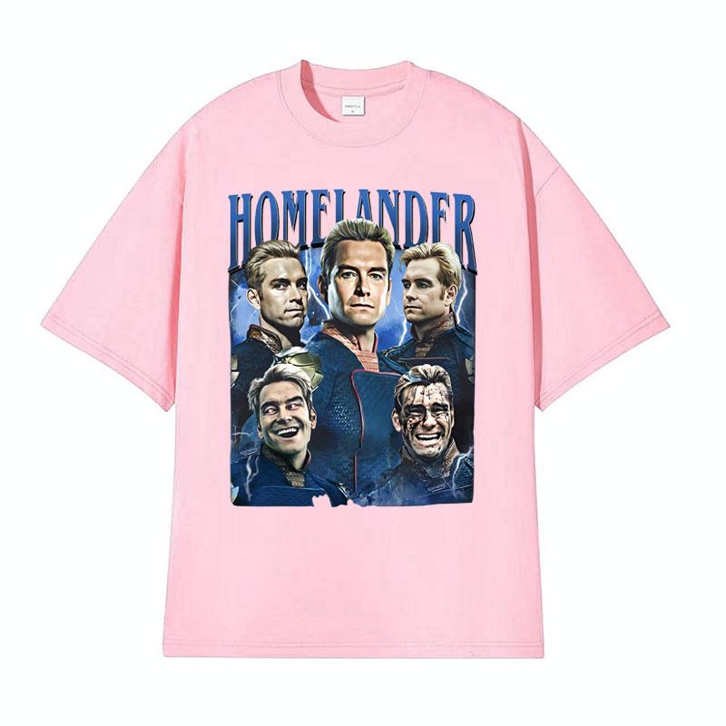 Limited Homelander Vintage Graphic T Shirt Unisexs Clothing Harajuku Gothic Classic Tshirts Unisex Casual Cotton Oversized Tshirt