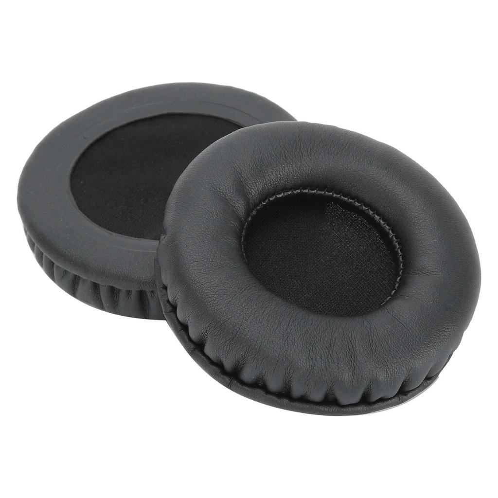 75MM Headphone Universal Ear Cushions Replacement Headset Foam Ear Pads Covers Black