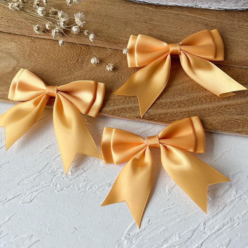 Ручной бант из ленты шириной 2,5 см для DIY одежды и аксессуаров для волос, держателей для открыток и украшений