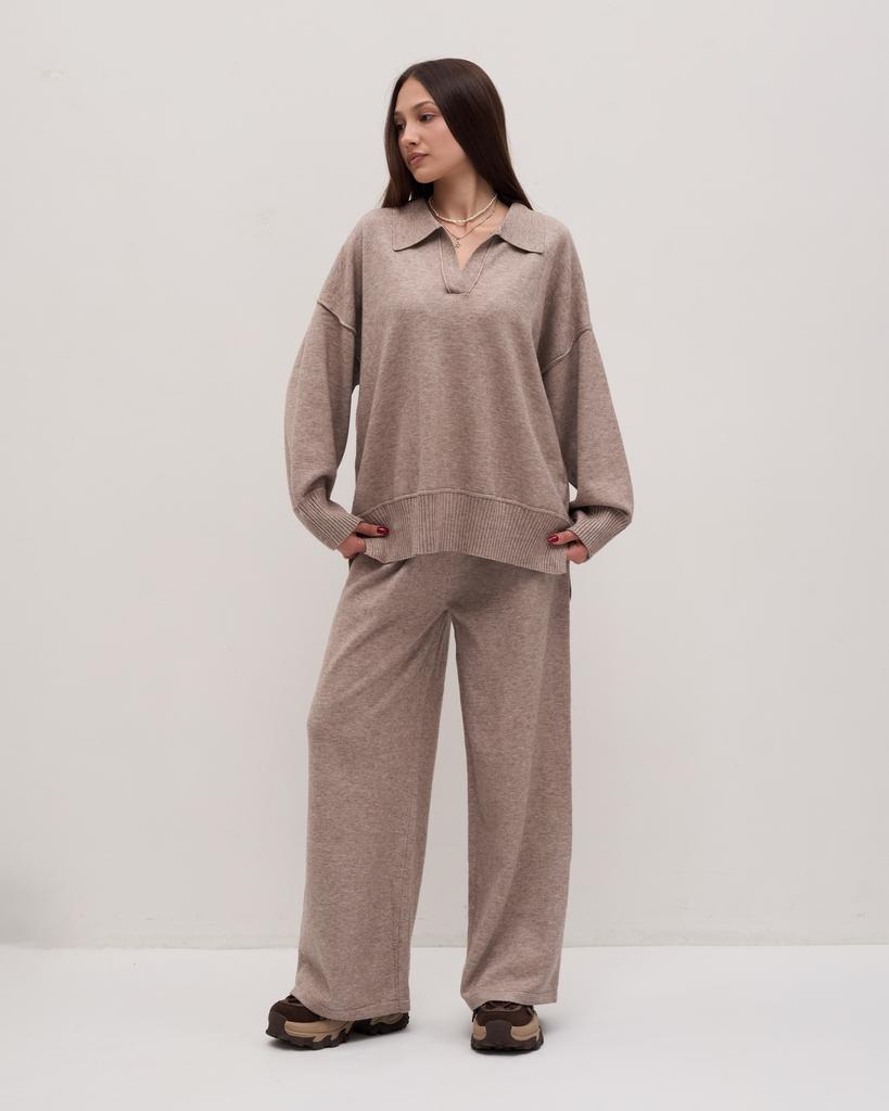 Костюм женский трикотажный LIA 79200 визон (кофта, штаны)