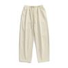 Retro Cotton Casual Pants With Pleats And Drawstring Waist For Men