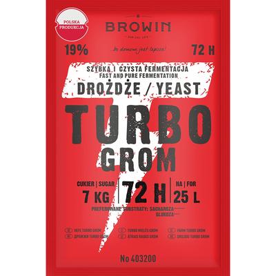 Turbo Grom Distillery Yeast 72h - 120g