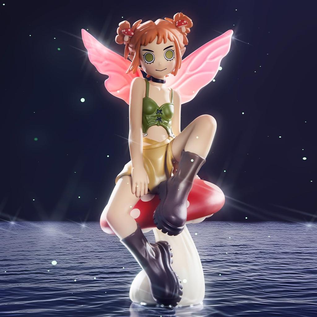 POP MART Peach Riot Punk Fairy Series Pop Mart Gacha Gacha Blind Box Фигурка Пластиковая модель Премиум-игрушка Мягкий винил ПВХ Оригинальный персонаж День рождения