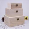 Портативный многофункциональный чехол с крышкой, деревянный контейнер для хранения ювелирных изделий для дома