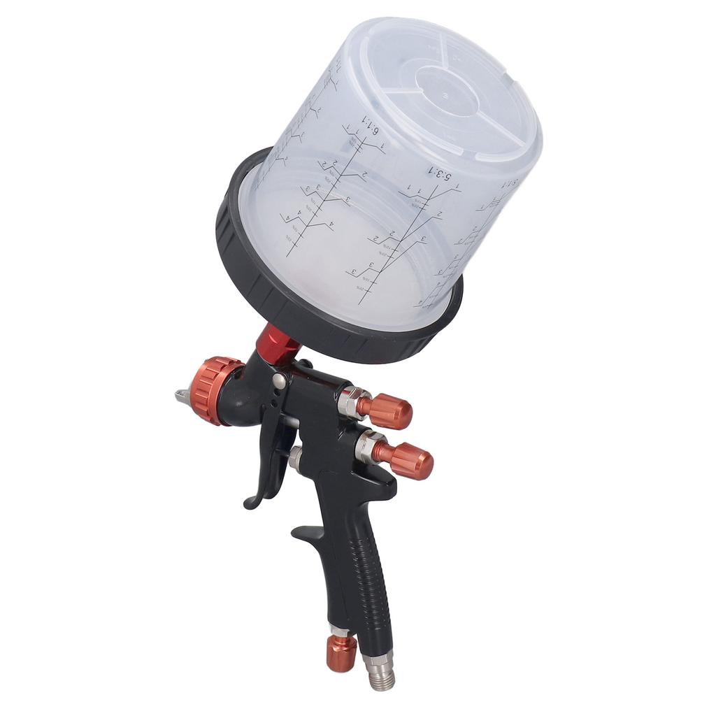 Пистолет-распылитель с корпусом из алюминиевого сплава, головка из нержавеющей стали, регулируемая амплитуда, профессиональный автомобильный воздушный распылитель