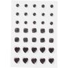 Self-adhesive Rhinestones from 6 To 10 Mm - Black Assortment - 35 Pcs