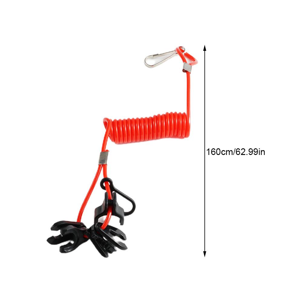 Flameout Rope Outboard Motor Kill Switch Lanyard Universal 7 Key For Yamaha For Honda/Mercury/Mariner/Force For Nissan/Tohatsu