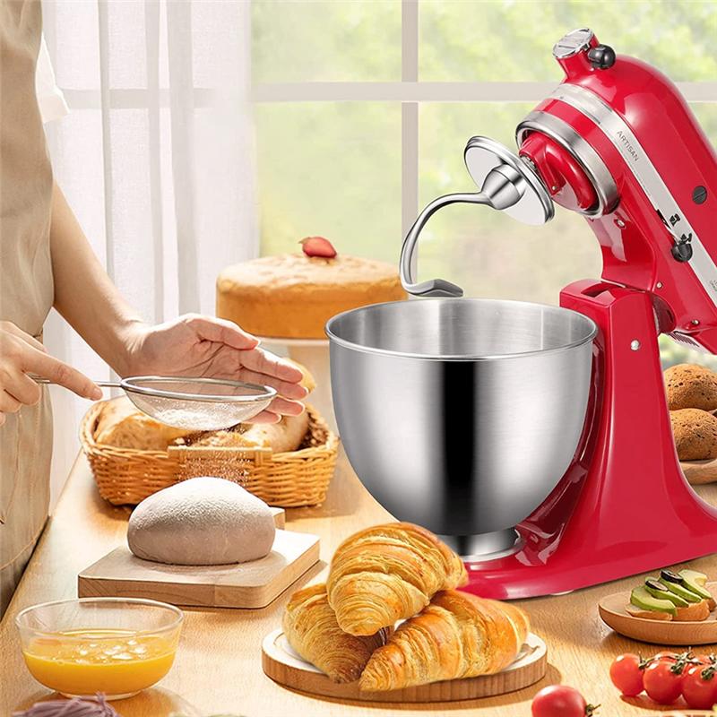 Насадка для теста из нержавеющей стали K45DH для миксера KitchenAid 4.5-5Q Ttilt-Head, детали, аксессуары