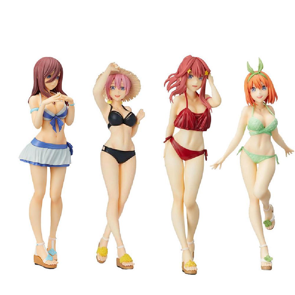 The Quintessential Quintuplets Sexy Swimsuit Doll Model PVC Action Figure Toy