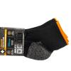 Skechers 3pk Mens Work Qtr Socks, Mens Black Socks