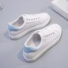 Fashion Spring and Autumn New Style Fashionable and Comfortable Lace-up Wear-resistant Breathable Round Toe Versatile White Shoes