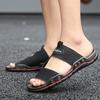 Fashion Men Summer Sandals Youth Slippers Men Design Outside Thick-Soled SandalsHigh Quality Slippers Non-Slip Men Shoes Big Size 48 49