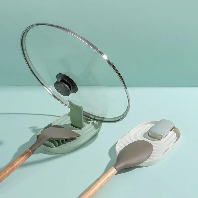 Лучший многофункциональный держатель для ковша, ложки, подставки для посуды, органайзер для лопаток, подставки для кухонной полки для хранения, крышки для кастрюль