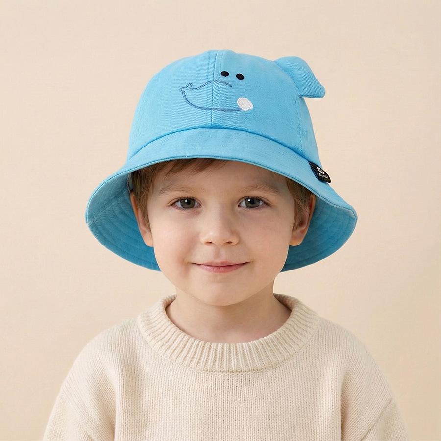 2-6Y Kids Hat, Cute Cartoon Animal Bucket Hat for Boys and Girls, Lightweight Spring and Autumn Cap, Super Adorable Sun Protecti