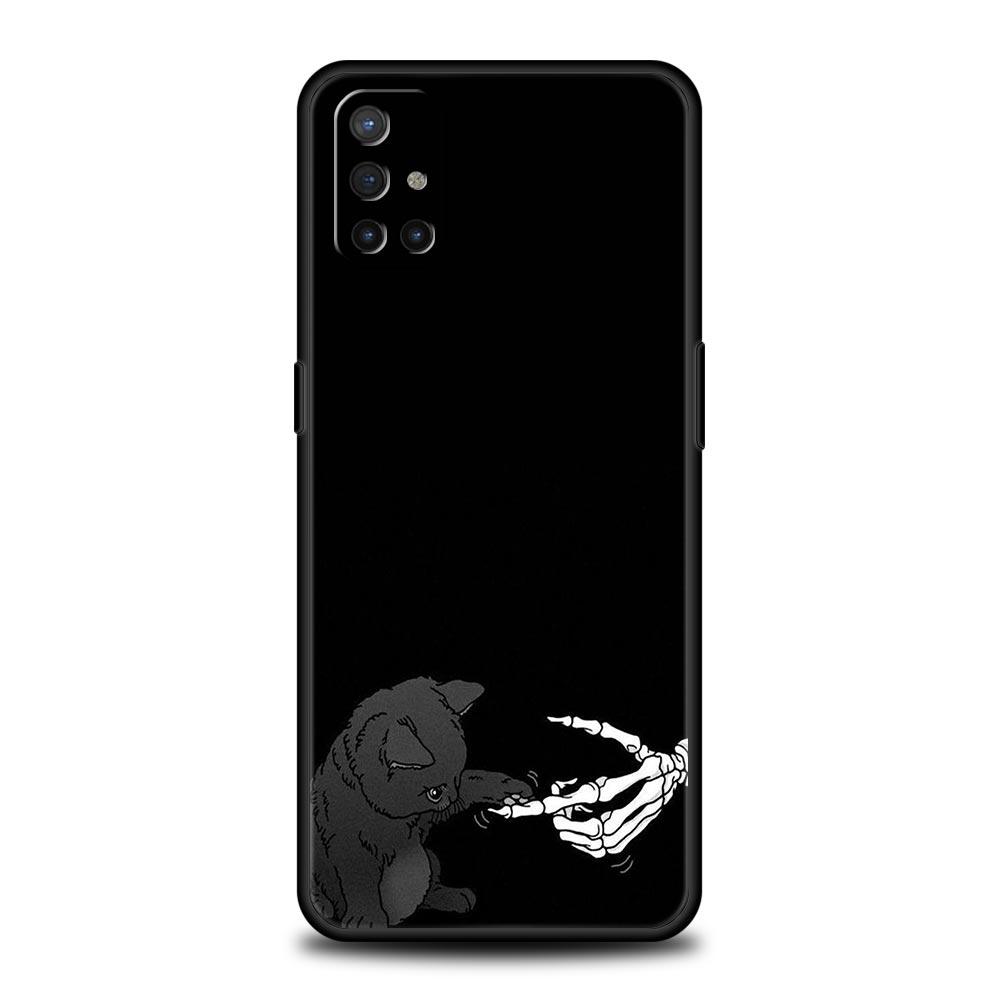 Чехол для телефона для OnePlus 12 11 10 9 Pro 9T 12R 10R 9R 9RT 10T 8T 8 7 6T 7T Nord 2T CE 2 5G N200 N10 N100 Мягкий чехол Смешной скелет