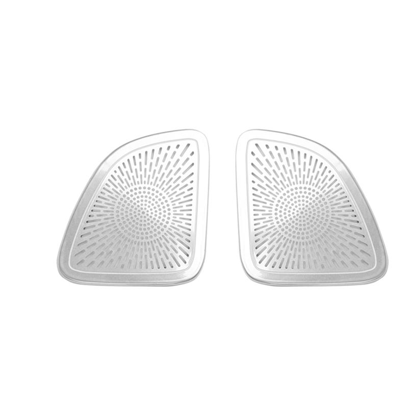 Interior Accessories For Hyundai Tucson NX4 -2026 Stainless Steel A-Pillar Audio Speaker Black Cover Trim LHD