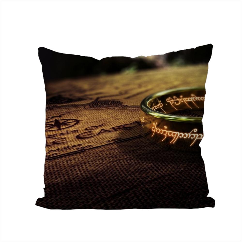 The LLord Of The Rings Pillow Case For Car Sofa Decorative Home Doublesided Print Plush Square Throw Pillow Cushion Cover