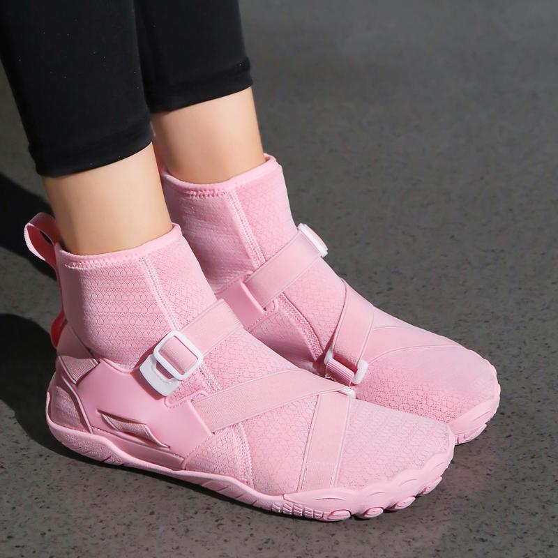 Мода 2025 Водные туфли для мужчин женщин Плавательные пляжные туфли Высокие быстросохнущие с нулевым перепадом Босиком Акваобувь для реки мокрого бассейна серфинга каякинга