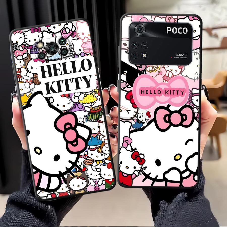 Cartoon Hello K-Kittys Case for Xiaomi Poco F8 C61 C75 F3 C71 M5 M3 M4 M7 Pro X3 X4 X5 X7 Pro C50 F1 Funda Phone Cover