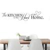 English Letters Kitchen Love Vinyl Wall Sticker On The Wall Decals Art Words Kitchen Background Decoration Stickers Home Decor