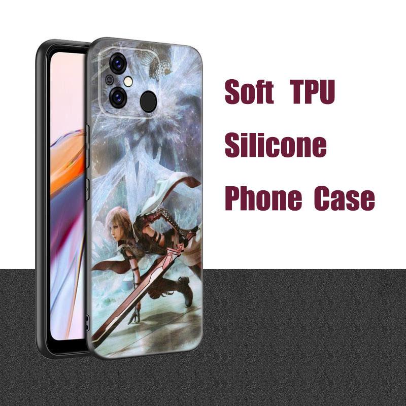 Game Final Fantasy Black Silicone Phone Case For Xiaomi Redmi 7A 8A 9A 10A 11A 9C 10C 12C 13C 11 Prime A1 A2 + 12 4G Note 9T 12R