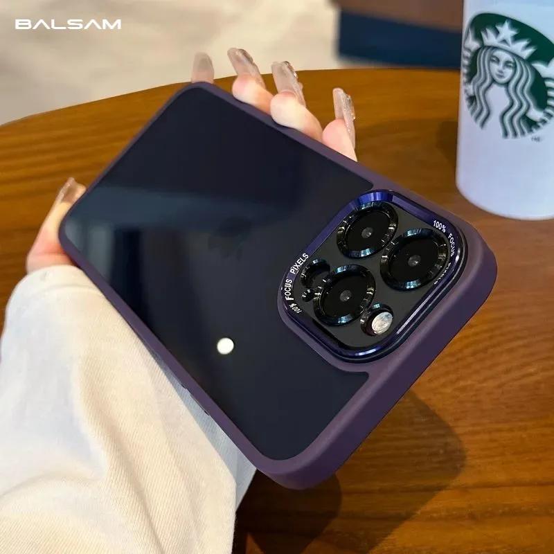 Роскошный защитный чехол для объектива камеры iPhone 16 15 14 13 12 Pro Max Plus, мягкий бампер, противоударный, гибридный, акриловый, прозрачный, жесткий чехол