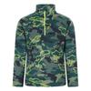 Childrens/Kids Pursuit Camouflage Half Zip Fleece Top