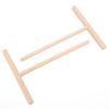 2Pcs TShaped Wooden Pancake Batter Spreader Crepe Spreader Spatula for Kitchen Use
