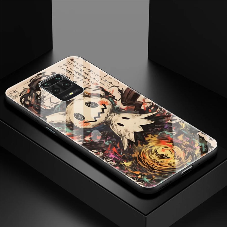 Glass Case for Xiaomi Redmi Note 15 14 Pro 12 13 10 12S A1 10S A2 Plus A5 11 Luxury Phone Cover Gengar Pokemon Cool