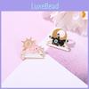 Очаровательные броши в виде аниме-мультяшной пары, уникальный дизайн животных, модные аксессуары