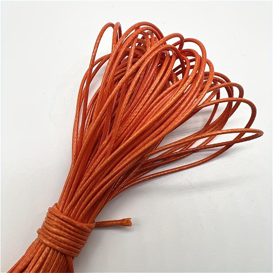 1 Pc PU Leather Waxed Cord, Non Elastic, 0.5mm 0.8mm 1mm 1.5mm 2mm, 5yd or 10yd, for Jewelry Bracelets Keychains and Beading