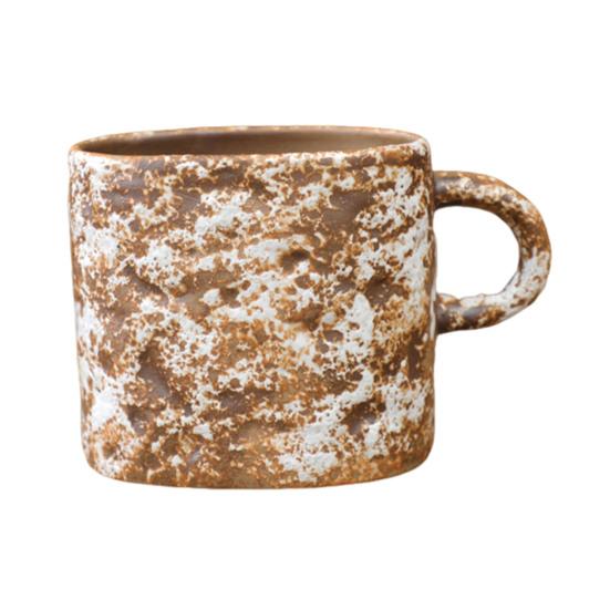 Кружка керамическая Yousheng 350 мл для чая и кофе, винтажная офисная кружка с спиральной пеньковой веревкой, чашка для воды, украшение для дома, подарок ручной работы