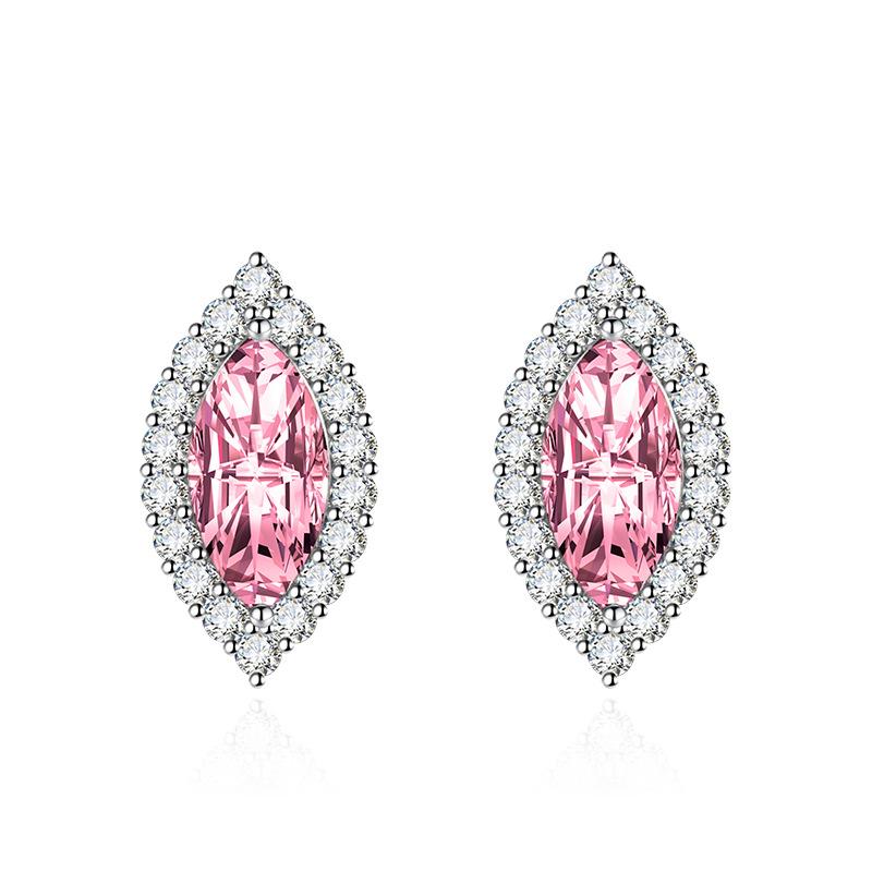 BELLA BOX Luxury Women Zircon Earrings Wedding Engagement Party Gift