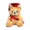 Drteddy Graduation Gift Bear Plush Toy Stuffed Animal Doll Decoration Kids