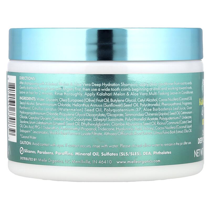 Deep Hydration 2-Minute Deep Conditioner, For Dry, Dehydrated Hair, Kalahari Melon & Aloe Vera, 12 oz (340 g)