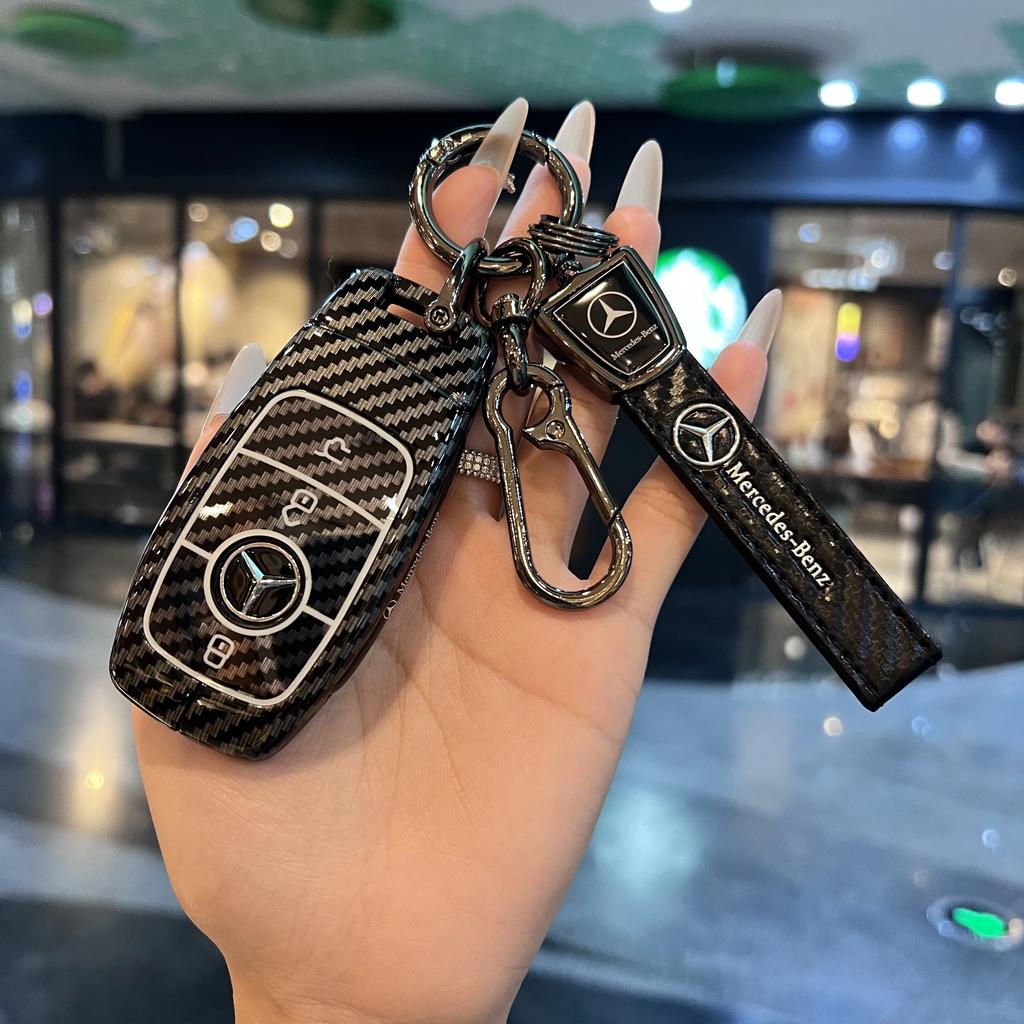 Fashion Soft Car Key Case For Mercedes Benz A C E S G Class GLC CLE CLA GLB GLS W177 W205 W213 W222 E1