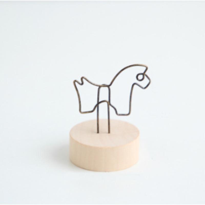 Retro Wood Message Note Holder