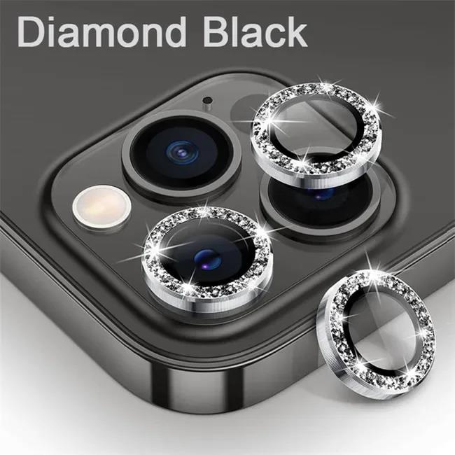 2-3 шт. Для iPhone 15 Pro Max Защитные кольца для камеры Для iPhone 13 12 Mini 11 14 Pro Max Стеклянная пленка-чехол для объектива Для iPhone 15 Plus 4