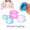 Body Massager Silicone Suction Cups Vacuum Cupping Cups Face Neck Massage Cans Massage Cup